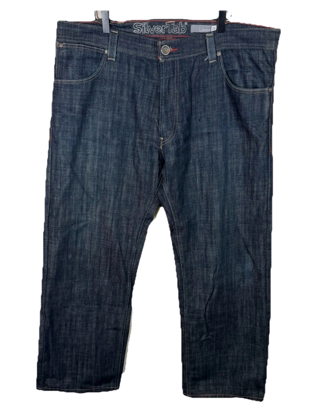 Levi’s SilverTab Loose Jeans Baggy Size 38x30 Wide Leg Skater Dark Wash Y2K